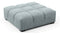 Tufty - Tufty Ottoman, Cerulean Chenille
