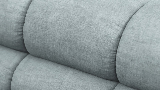 Tufty - Tufty Module, Left Corner, Cerulean Chenille