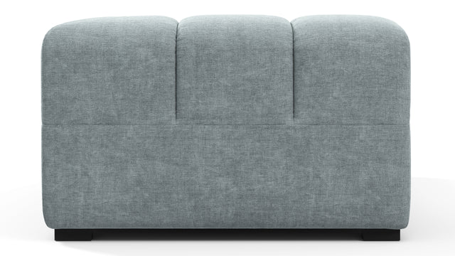 Tufty - Tufty Module, Left Corner, Cerulean Chenille