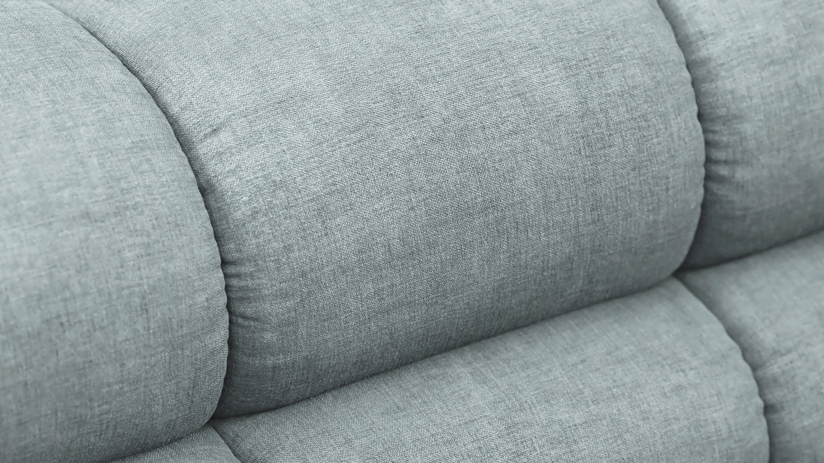 Tufty - Tufty Module, Right Corner, Cerulean Chenille