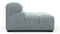 Tufty - Tufty Module, Right End, Armless, Cerulean Chenille
