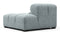 Tufty - Tufty Module, Right End, Armless, Cerulean Chenille