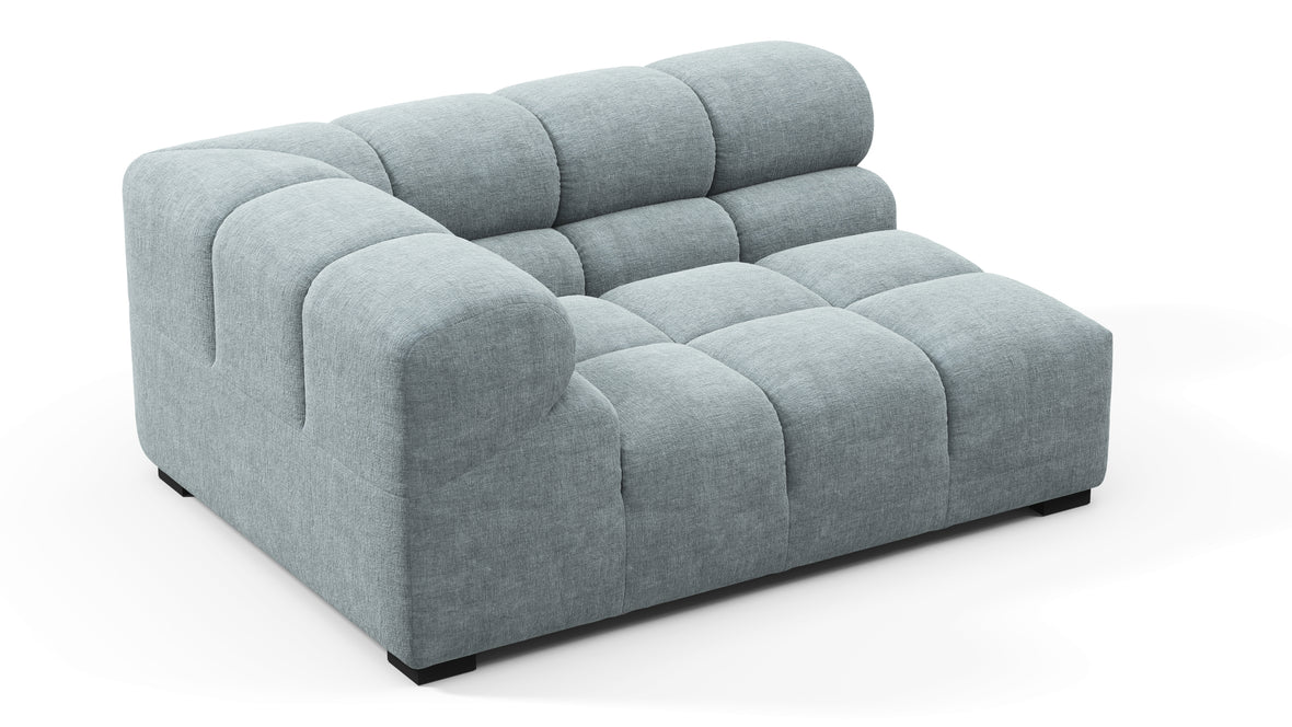 Tufty - Tufty Module, Large Left Corner, Cerulean Chenille