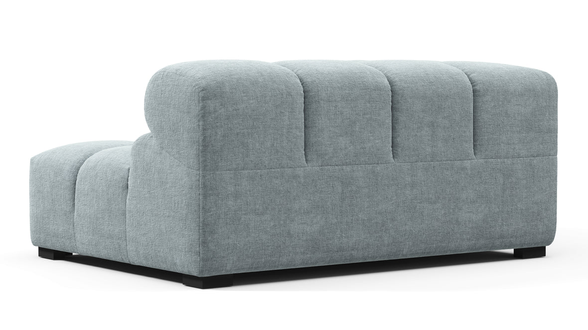 Tufty - Tufty Module, Large Left Corner, Cerulean Chenille