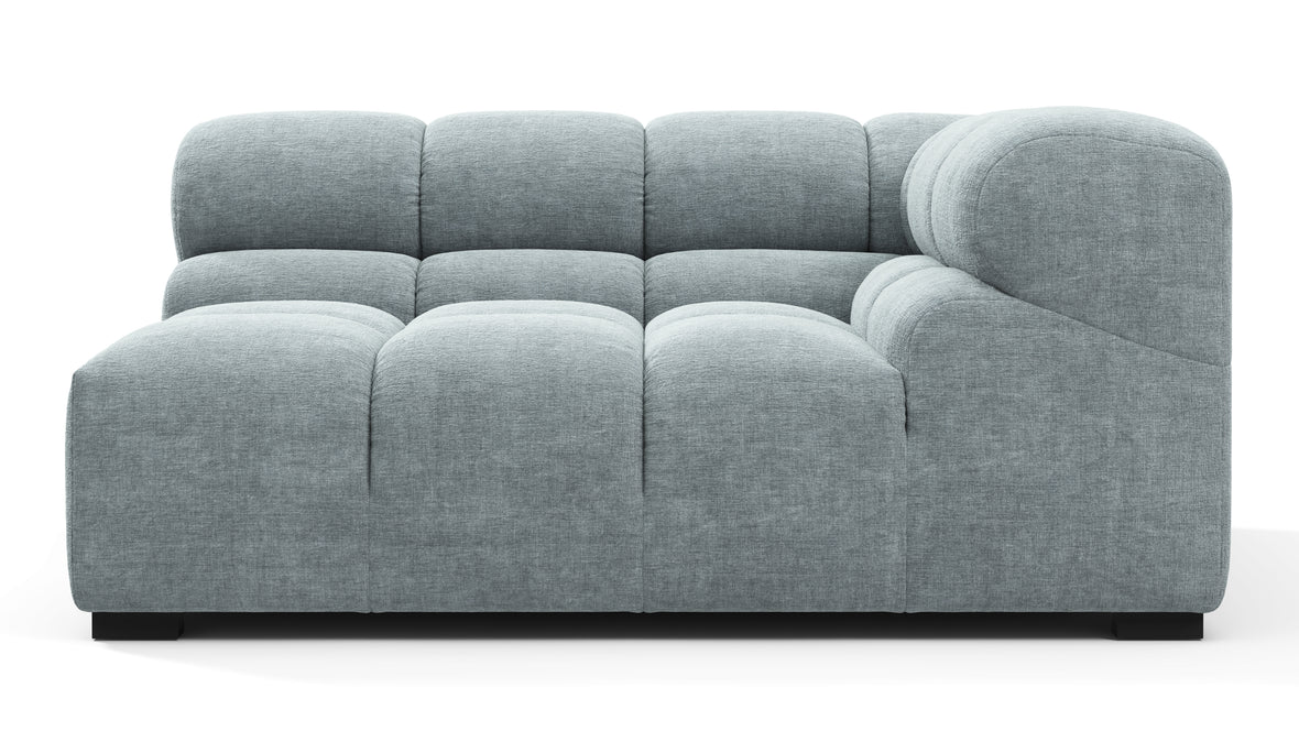 Tufty - Tufty Module, Large Right Corner, Cerulean Chenille