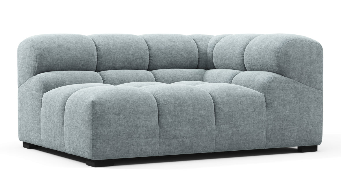 Tufty - Tufty Module, Large Right Corner, Cerulean Chenille
