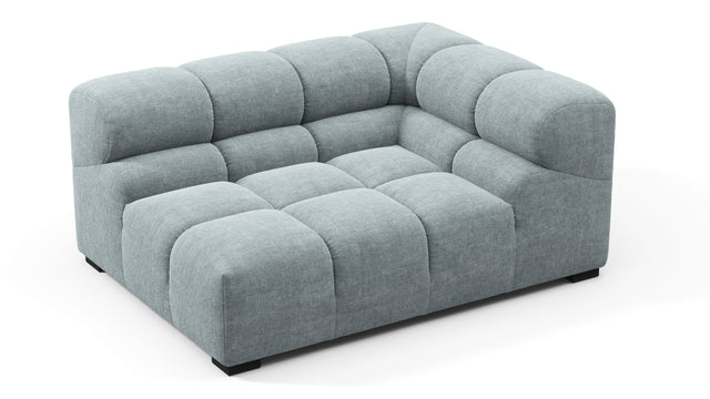 Tufty - Tufty Module, Large Right Corner, Cerulean Chenille
