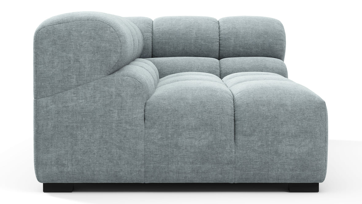 Tufty - Tufty Module, Large Right Corner, Cerulean Chenille