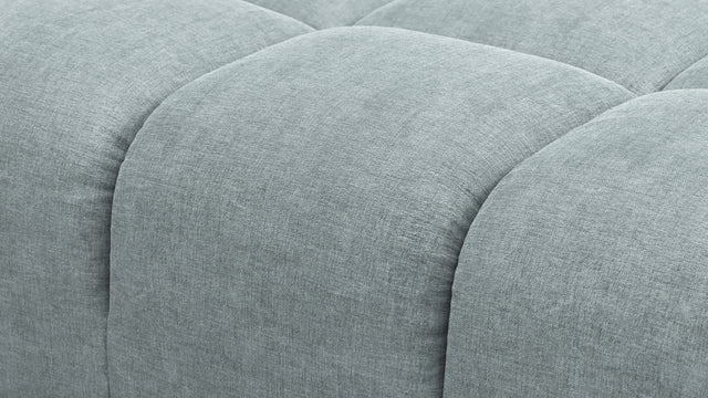 Tufty - Tufty Module, Left Corner Half, Cerulean Chenille
