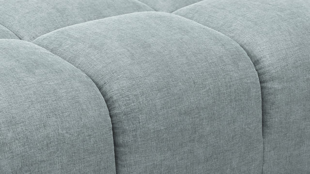 Tufty - Tufty Module, Right Corner Half, Cerulean Chenille