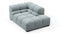 Tufty - Tufty Module, Right Corner Half, Cerulean Chenille