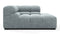 Tufty - Tufty Module, Right Corner Half, Cerulean Chenille