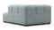 Tufty - Tufty Module, Right Corner Half, Cerulean Chenille