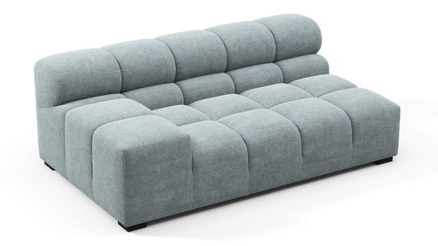 Tufty - Tufty Module, Extra Large Left Arm, Cerulean Chenille