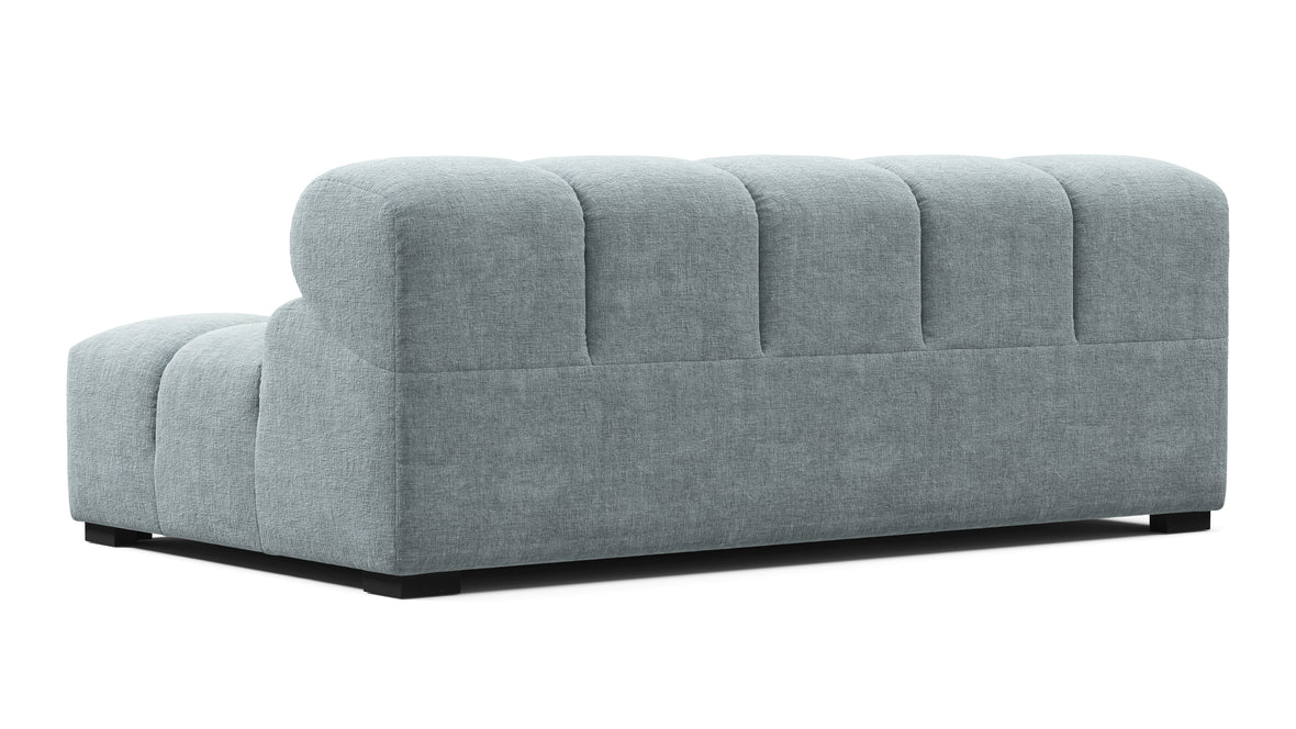 Tufty - Tufty Module, Extra Large Left Arm, Cerulean Chenille