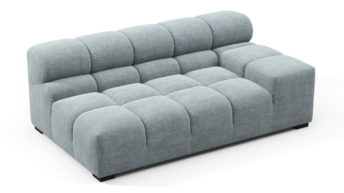 Tufty - Tufty Module, Extra Large Right Arm, Cerulean Chenille