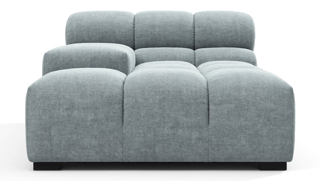 Tufty - Tufty Module, Deep Left Arm, Cerulean Chenille