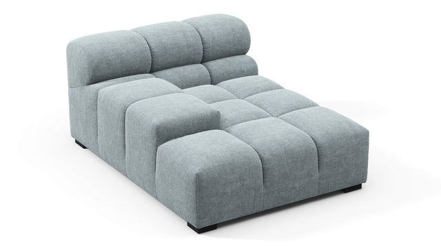 Tufty - Tufty Module, Deep Left Arm, Cerulean Chenille