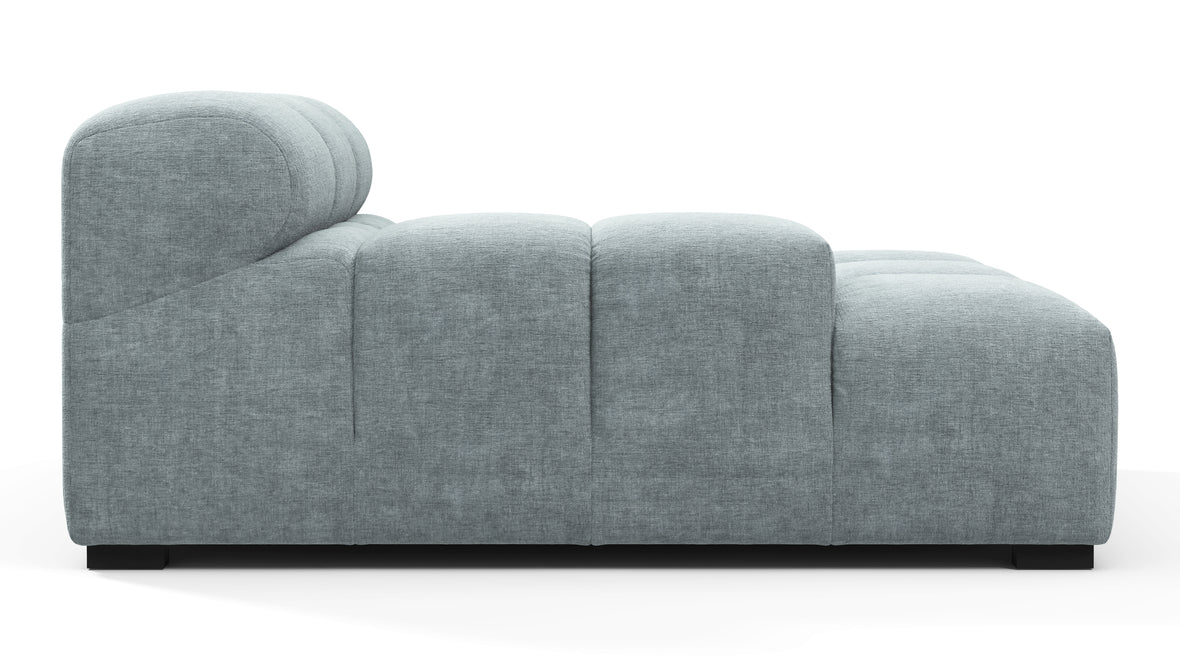 Tufty - Tufty Module, Deep Left Arm, Cerulean Chenille