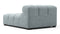 Tufty - Tufty Module, Deep Left Arm, Cerulean Chenille