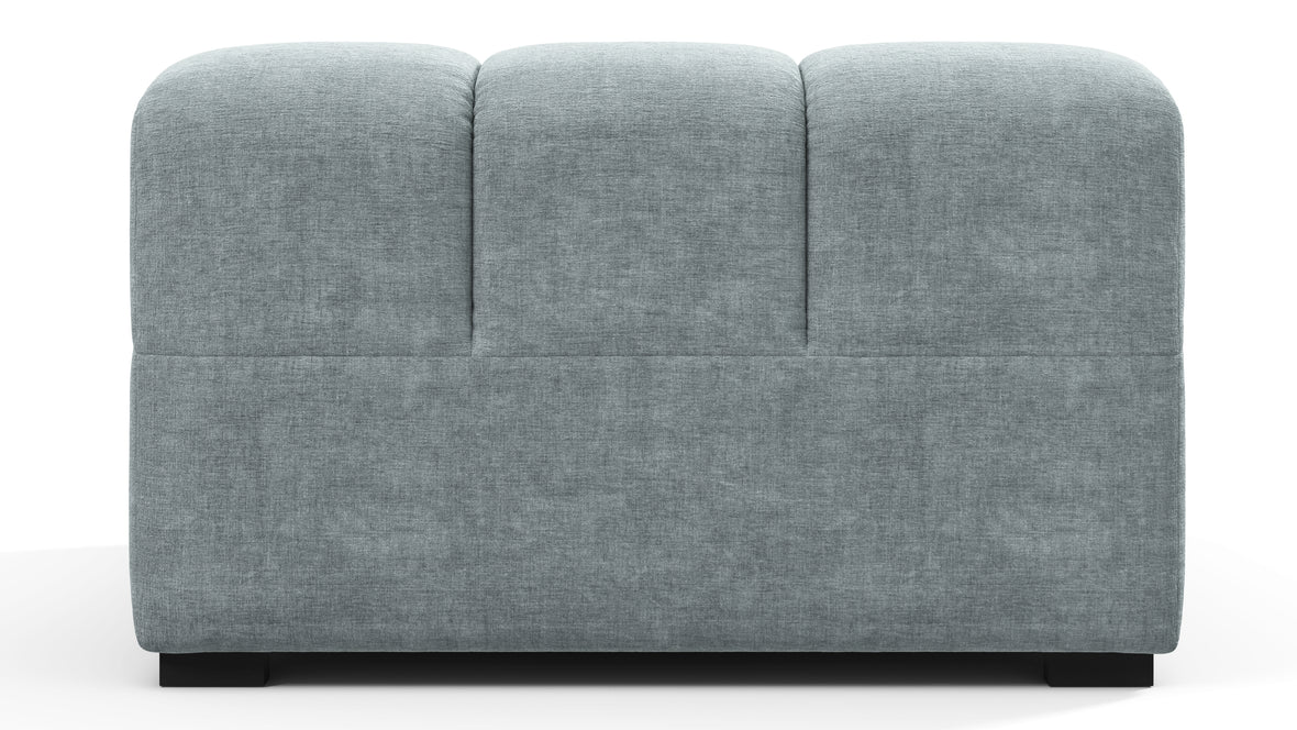 Tufty - Tufty Module, Deep Left Arm, Cerulean Chenille