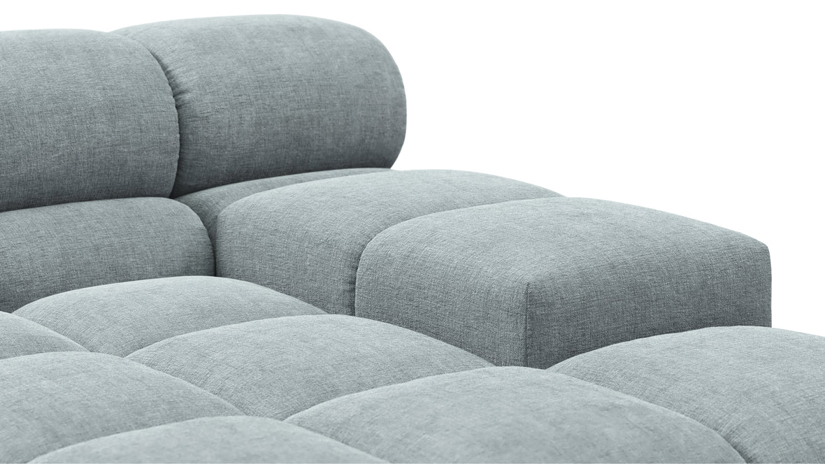 Tufty - Tufty Module, Deep Right Arm, Cerulean Chenille