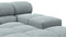 Tufty - Tufty Module, Deep Right Arm, Cerulean Chenille