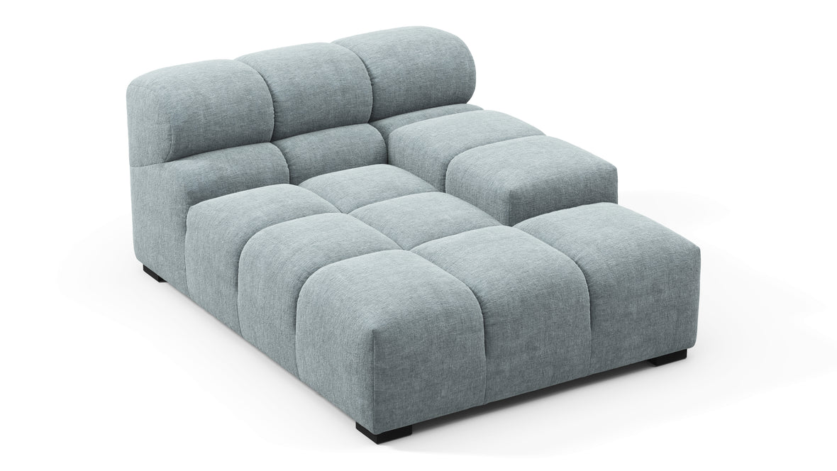 Tufty - Tufty Module, Deep Right Arm, Cerulean Chenille