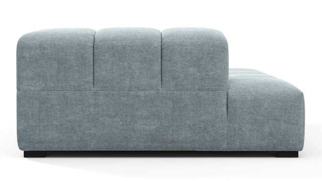 Tufty - Tufty Module, Deep Left Corner Half, Cerulean Chenille