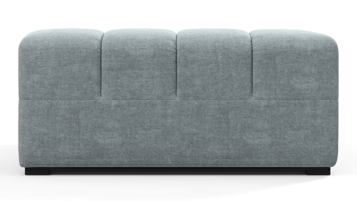 Tufty - Tufty Module, Deep Left Corner Half, Cerulean Chenille