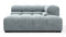 Tufty - Tufty Module, Deep Right Corner Half, Cerulean Chenille