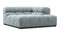 Tufty - Tufty Module, Deep Right Corner Half, Cerulean Chenille