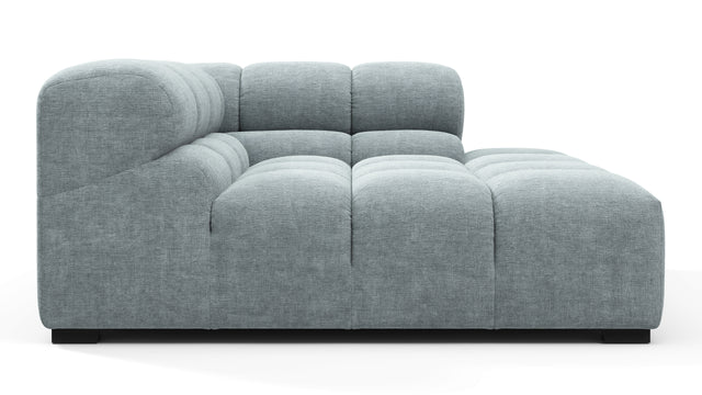 Tufty - Tufty Module, Deep Right Corner Half, Cerulean Chenille