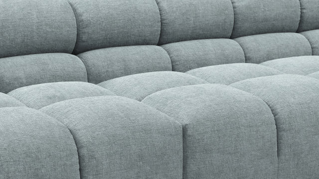 Tufty - Tufty Sectional, Extra Large Left Corner, Cerulean Chenille