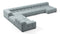 Tufty - Tufty Sectional, Extra Large Left Corner, Cerulean Chenille