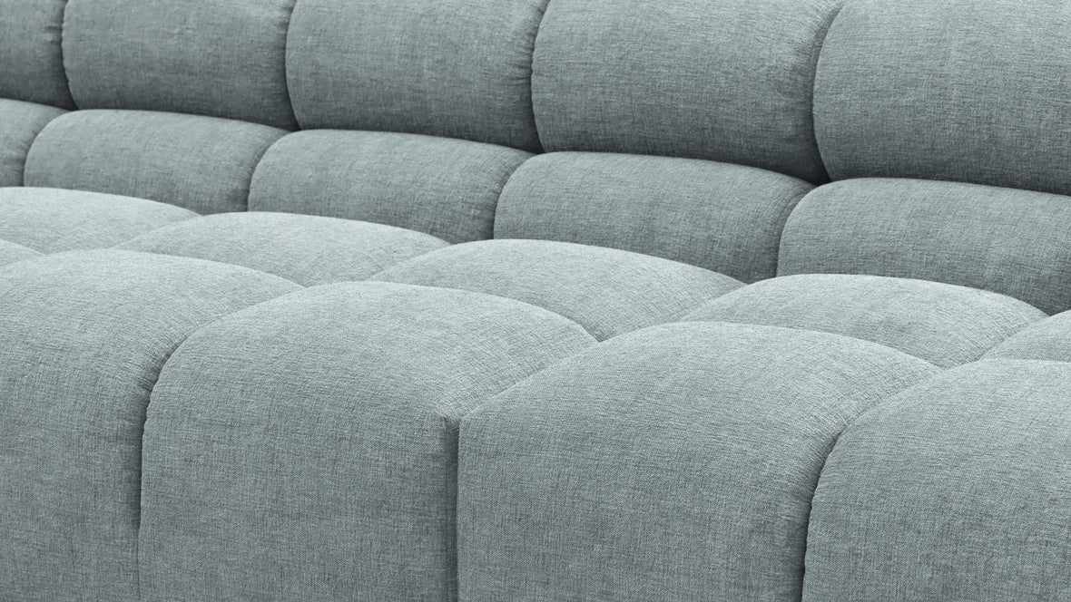 Tufty - Tufty Sectional, Extra Large Right Corner, Cerulean Chenille