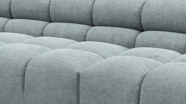 Tufty - Tufty Sectional, Extra Large Right Corner, Cerulean Chenille
