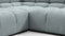 Tufty - Tufty Sectional, Large Left Corner, Cerulean Chenille