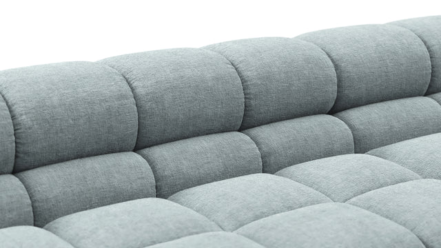 Tufty - Tufty Sectional, Large Left Corner, Cerulean Chenille