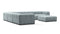 Tufty - Tufty Sectional, Large Left Corner, Cerulean Chenille
