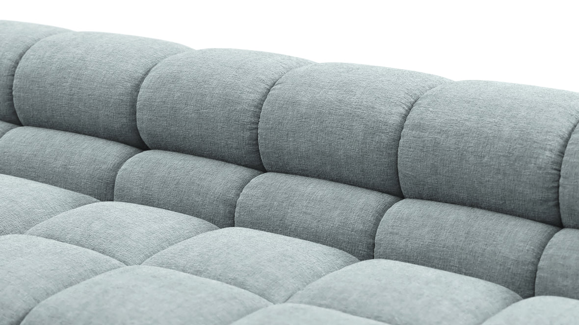 Tufty - Tufty Sectional, Large Right Corner, Cerulean Chenille
