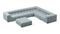 Tufty - Tufty Sectional, Large Right Corner, Cerulean Chenille