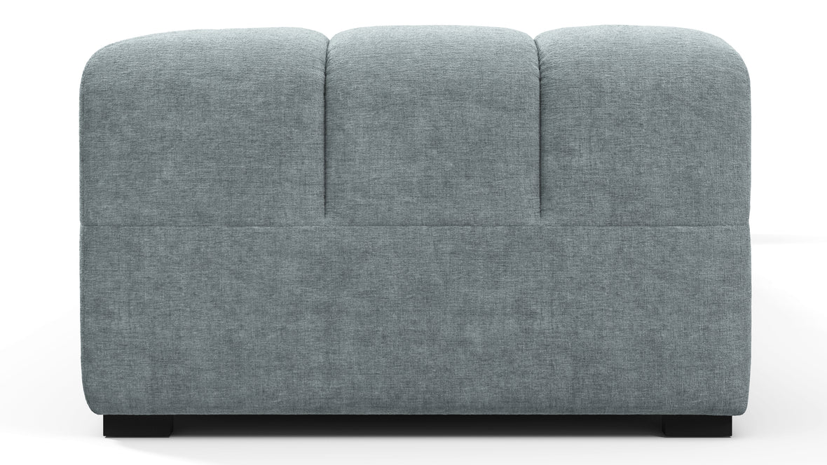 Tufty - Tufty Sectional, Large, Right Chaise, Cerulean Chenille