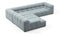 Tufty - Tufty Sectional, Left Corner, Cerulean Chenille