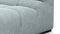 Tufty - Tufty Sectional, Small, Left Chaise, Cerulean Chenille