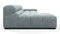 Tufty - Tufty Sectional, Small, Left Chaise, Cerulean Chenille