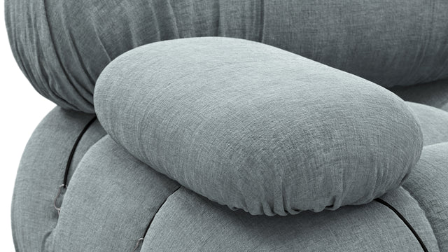 Bellini Large Sectional - Mario Bellini Large Sectional, Right Corner, Cerulean Chenille