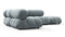Bellini Sectional - Mario Bellini Sectional, Small Left Corner, Cerulean Chenille
