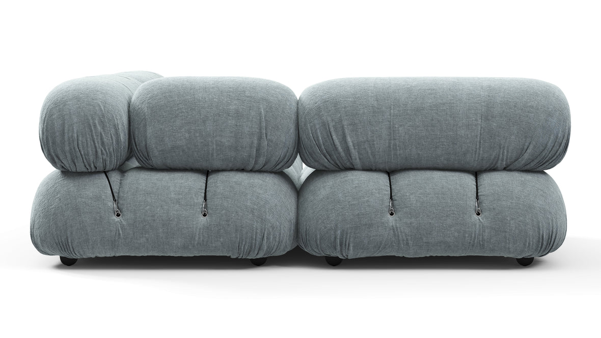 Bellini Sectional - Mario Bellini Sectional, Small Left Corner, Cerulean Chenille