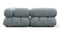 Bellini Sectional - Mario Bellini Sectional, Small Left Corner, Cerulean Chenille
